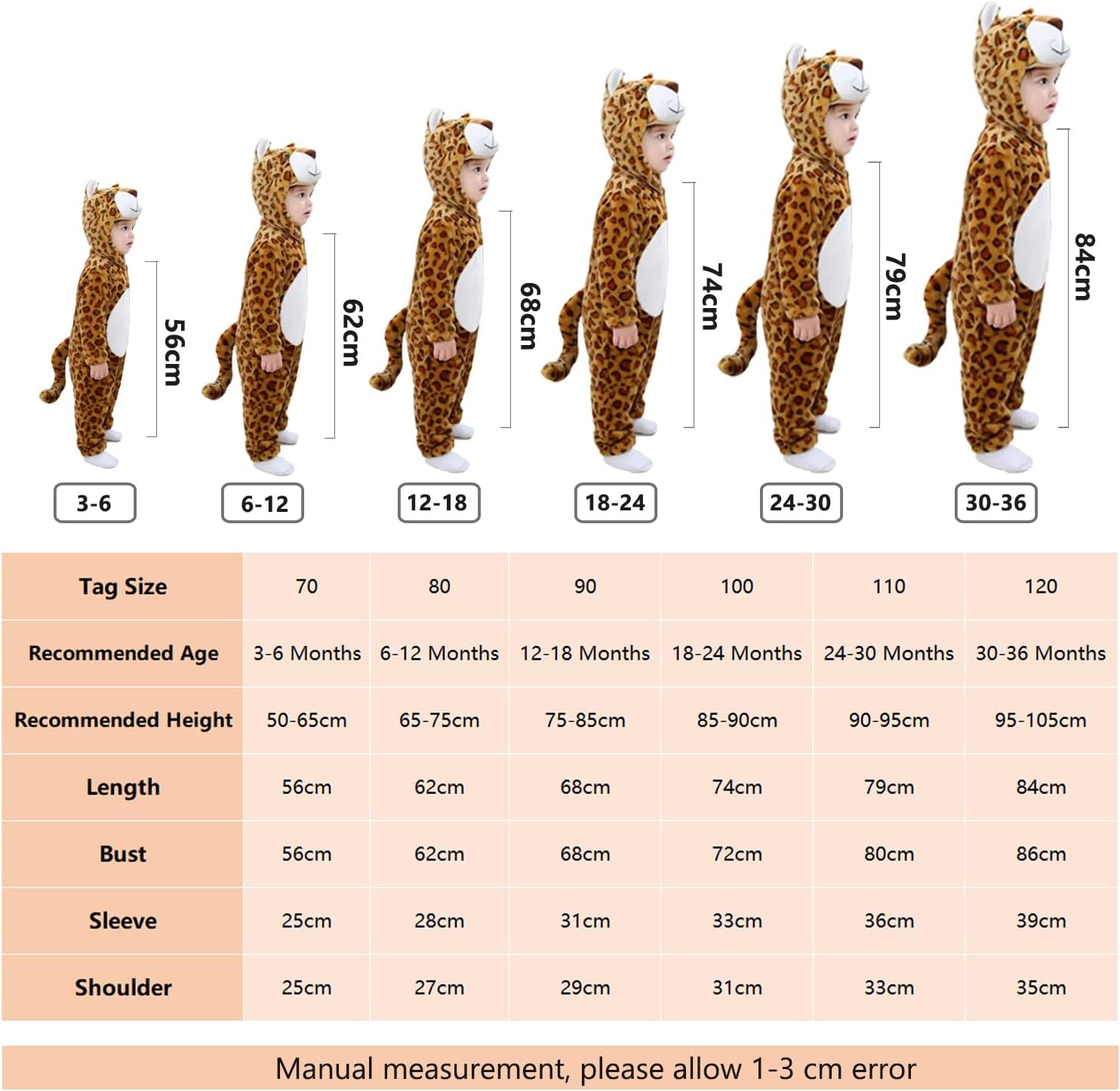 Thumbnail 1 de Baby hooded romper onesie 3–36 months