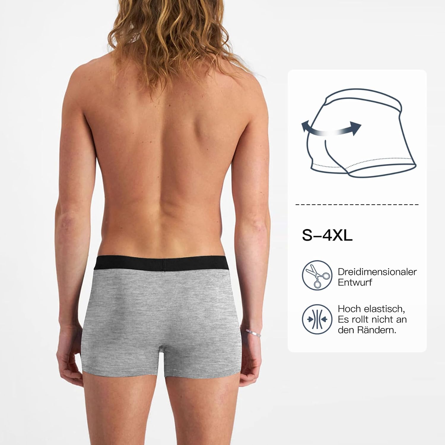 Detalle de Fullluwaa Boxershorts Herren 10er Pack