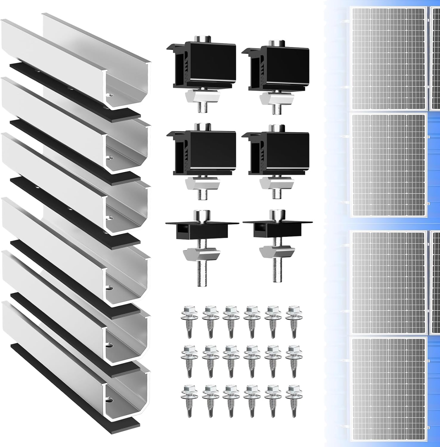 Detalle de GLIESE 2x Solarmodul Halterung