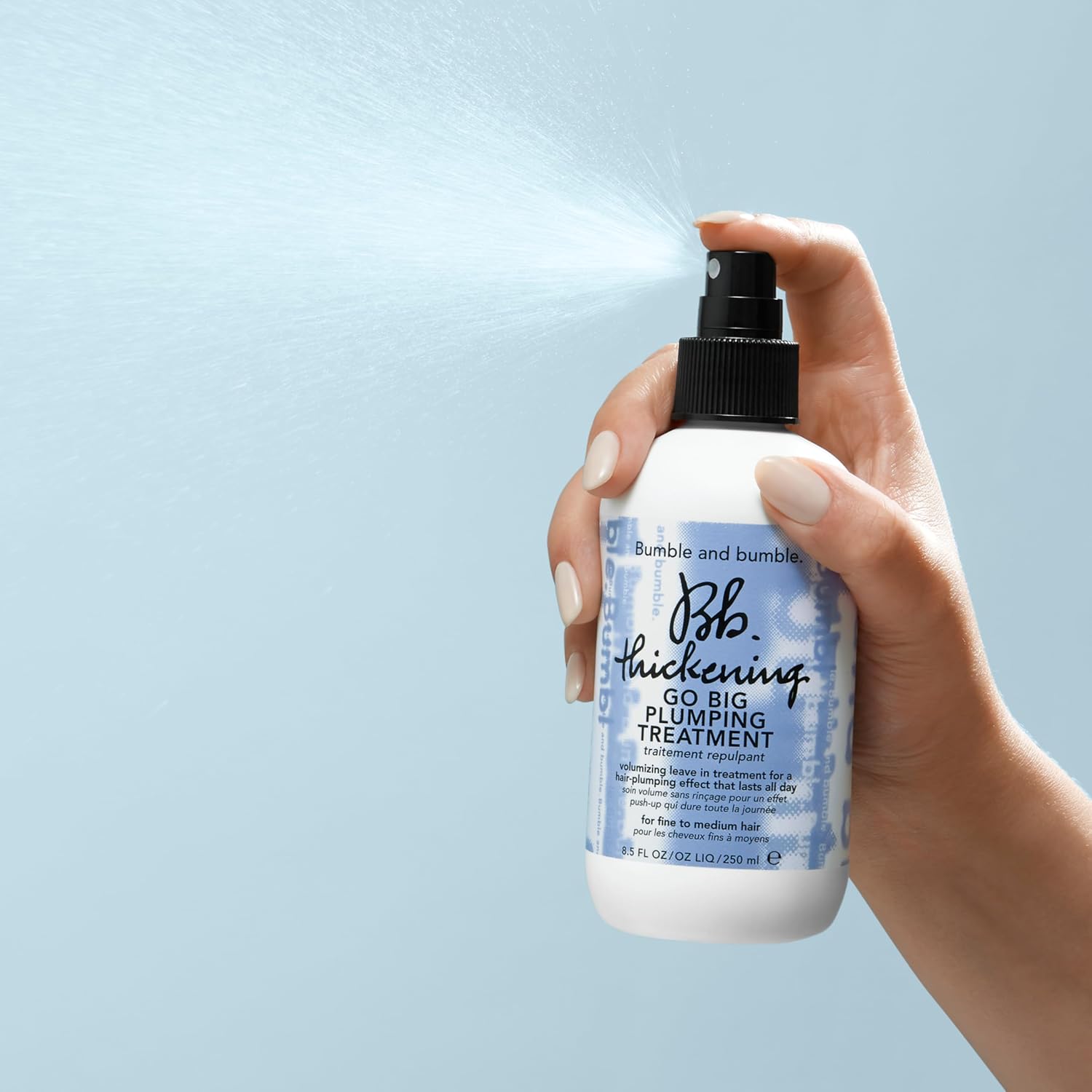 Detalle de Bumble and bumble. Thickening Go Big Plumping Hair Treatment Spray – Spray volumizzante e termoprotettore da 250 ml