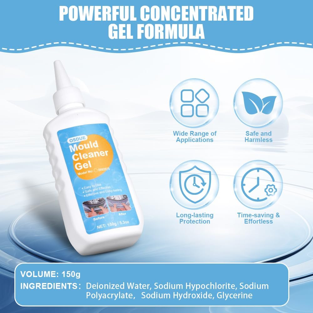 Detalle 2 de OSDUE 150g Gel removedor de moho para baño