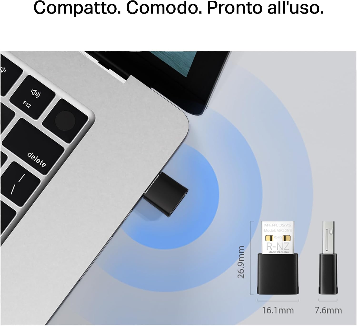Thumbnail 5 de Mercusys TP-Link MA20NB Adattatore WiFi USB