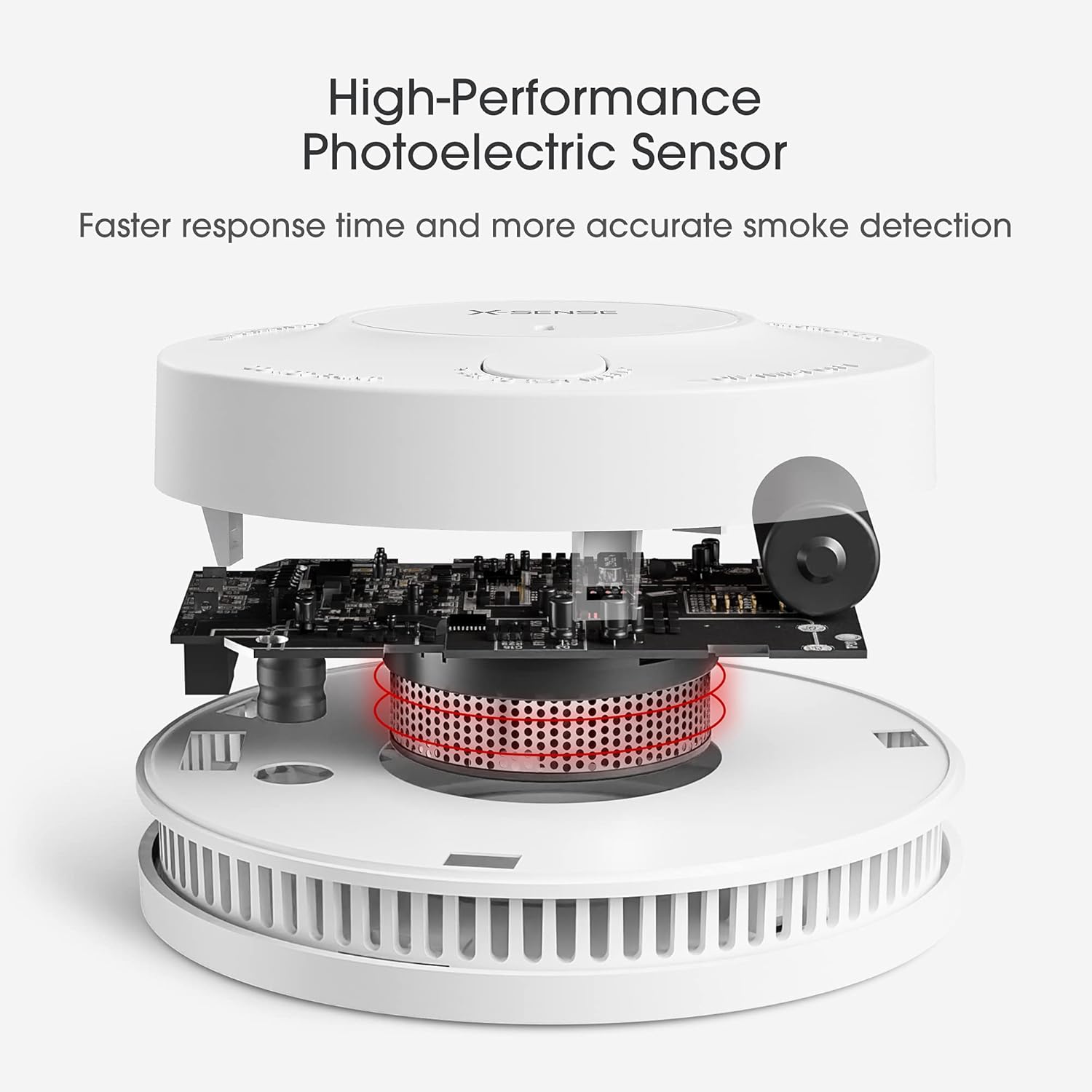 Thumbnail 6 de X-Sense SD2J0AX Rilevatore di fumo con batteria da 10 anni (EN 14604) con sensore fotoelettrico