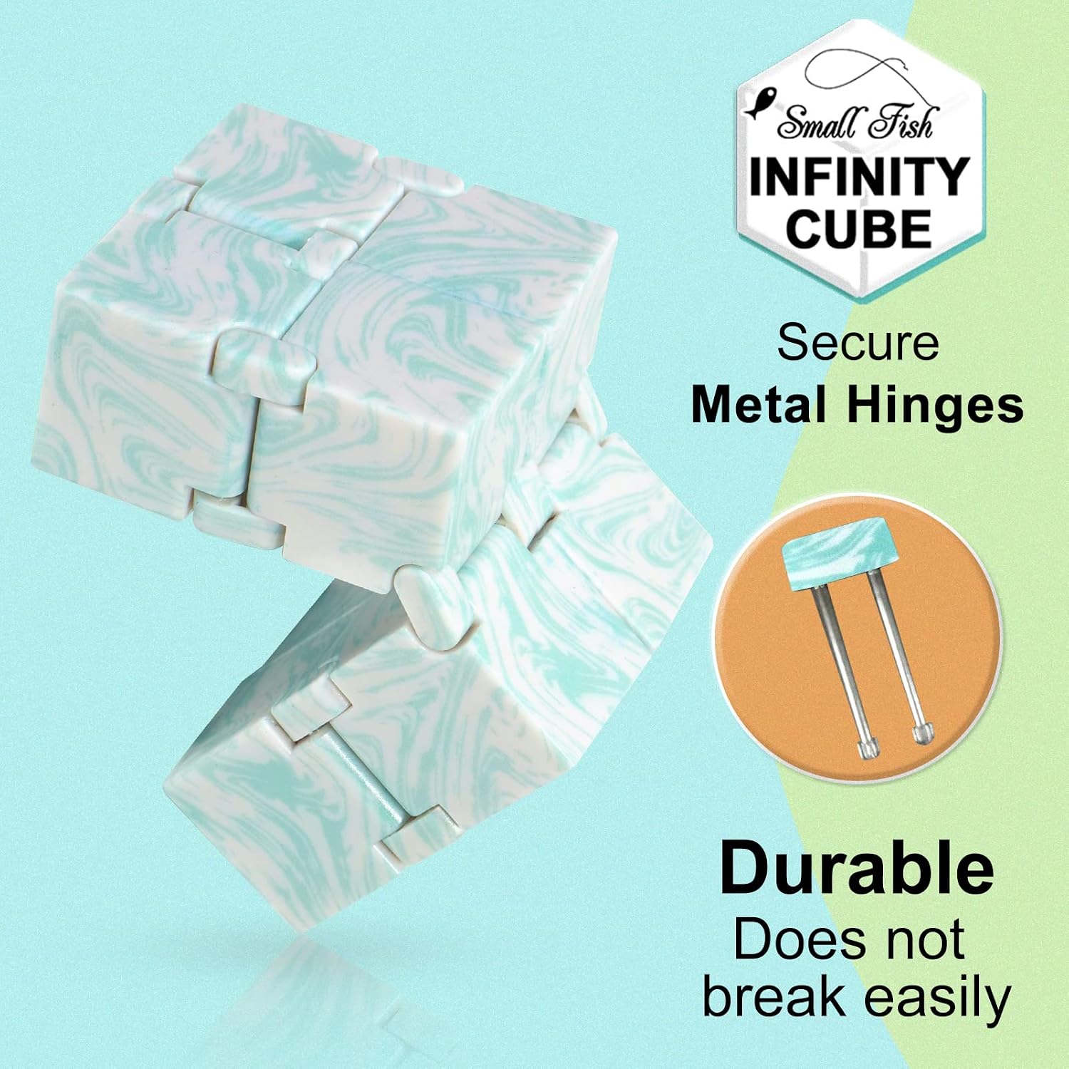 Detalle de SMALL FISH Infinity Cube Fidget Toy, ABS Plastic