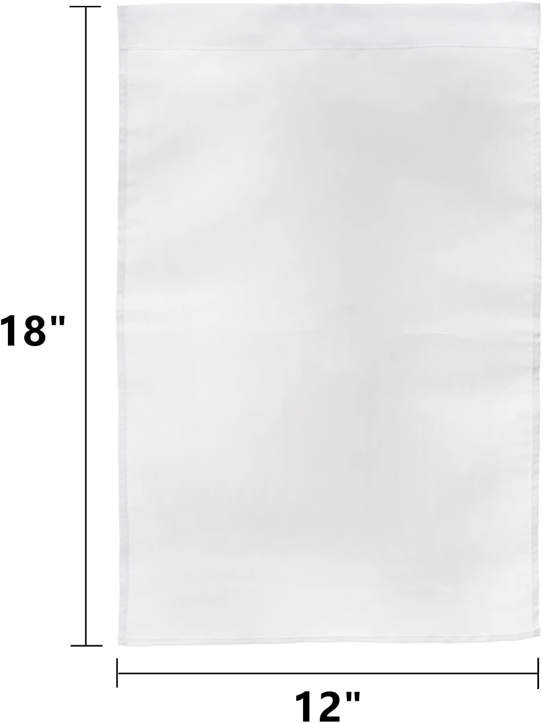 Detalle 2 de DEAYOU DE-GardenFlags-White-36Pc – białe flagi ogrodowe, 36 sztuk z poliestru