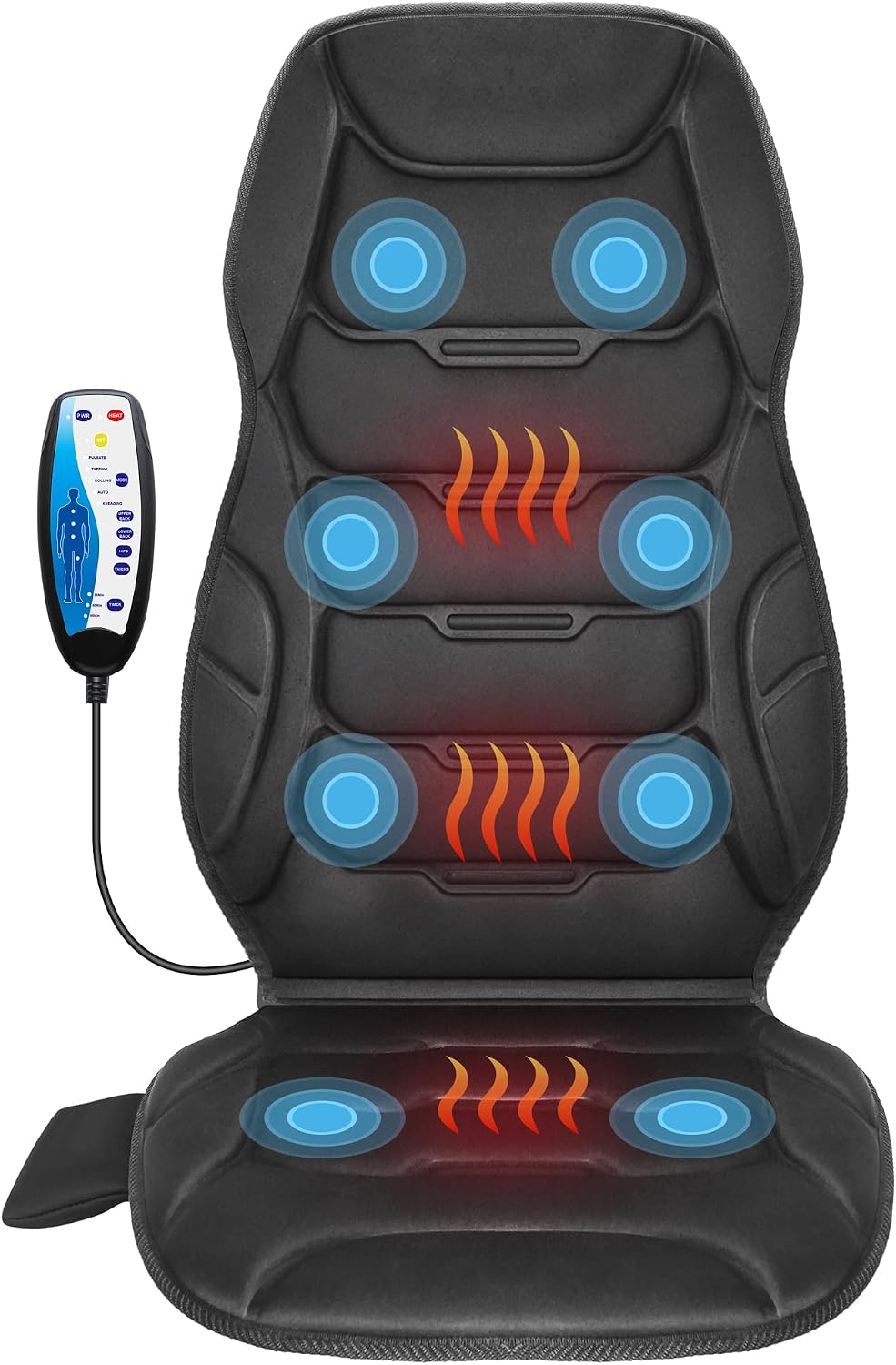 Detalle de COMFIER Back Massager with Heat: a practical, at-home solution for back comfort
