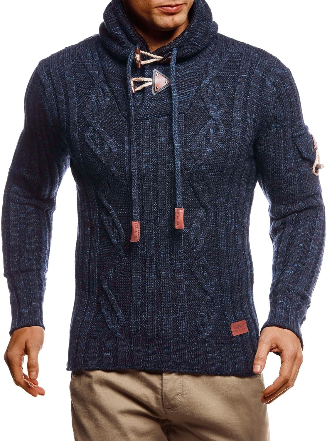Thumbnail 6 de Leif Nelson LN5400 Homme Pullover Hoodie en Tricot à Capuche — style et chaleur intemporels