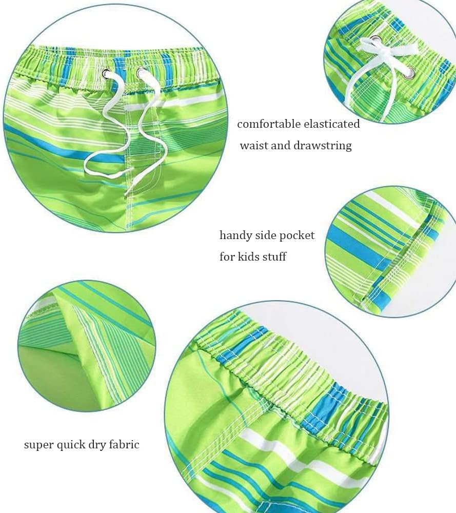 Thumbnail 2 de FedMois Boys Swimming Trunks Quick Dry Beach Shorts