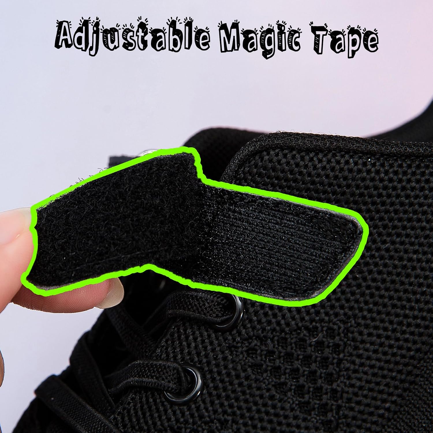Detalle 1 de Unitysow Kinder Sneaker mit Klett, Mesh