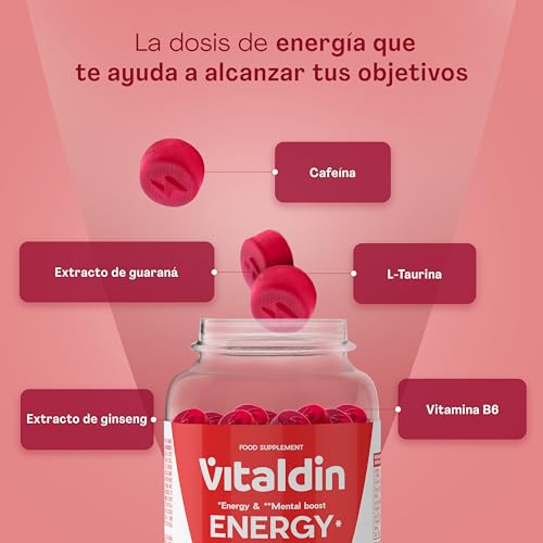 Thumbnail 1 de VITALDIN Energy Gummies avec ginseng et caféine ⚡