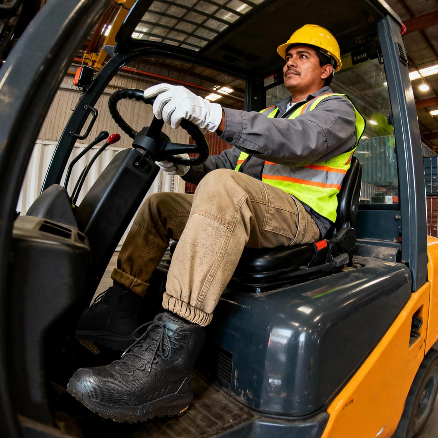 Thumbnail 1 de NORTIV 8 Composite Toe Boots for Men — Lightweight, Safe, All‑Day Comfort