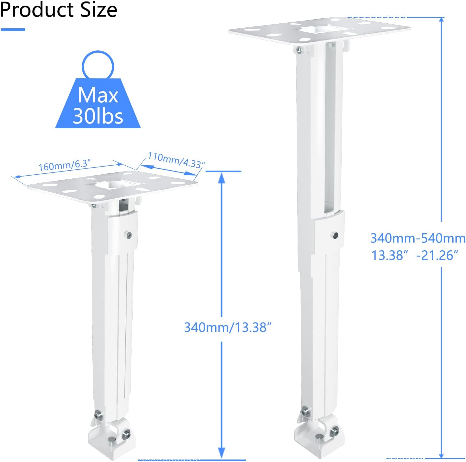 Detalle 2 de suptek PR05MINI Deckenhalterung für Beamer