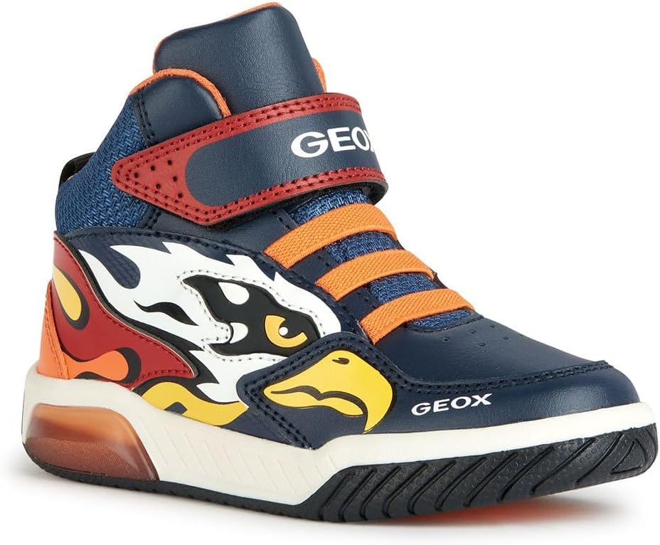 Detalle de Geox J INEK BOY A – Scarpe da Ginnastica per Bambino, Blu, 28 EU