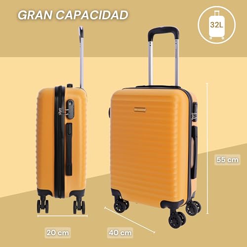 Thumbnail 5 de DON ALGODON Maleta de cabina Ryanair 55x40x20 cm con 4 ruedas y candado numérico