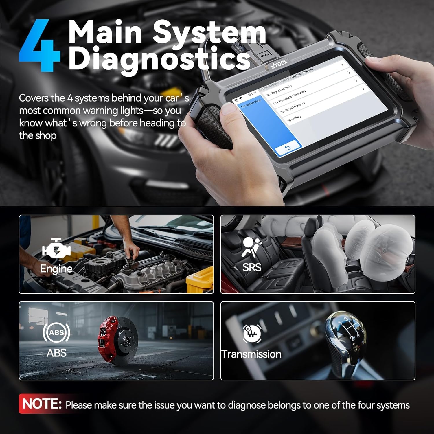 Detalle de XTOOL D5S OBD2 Scanner 16 Resets