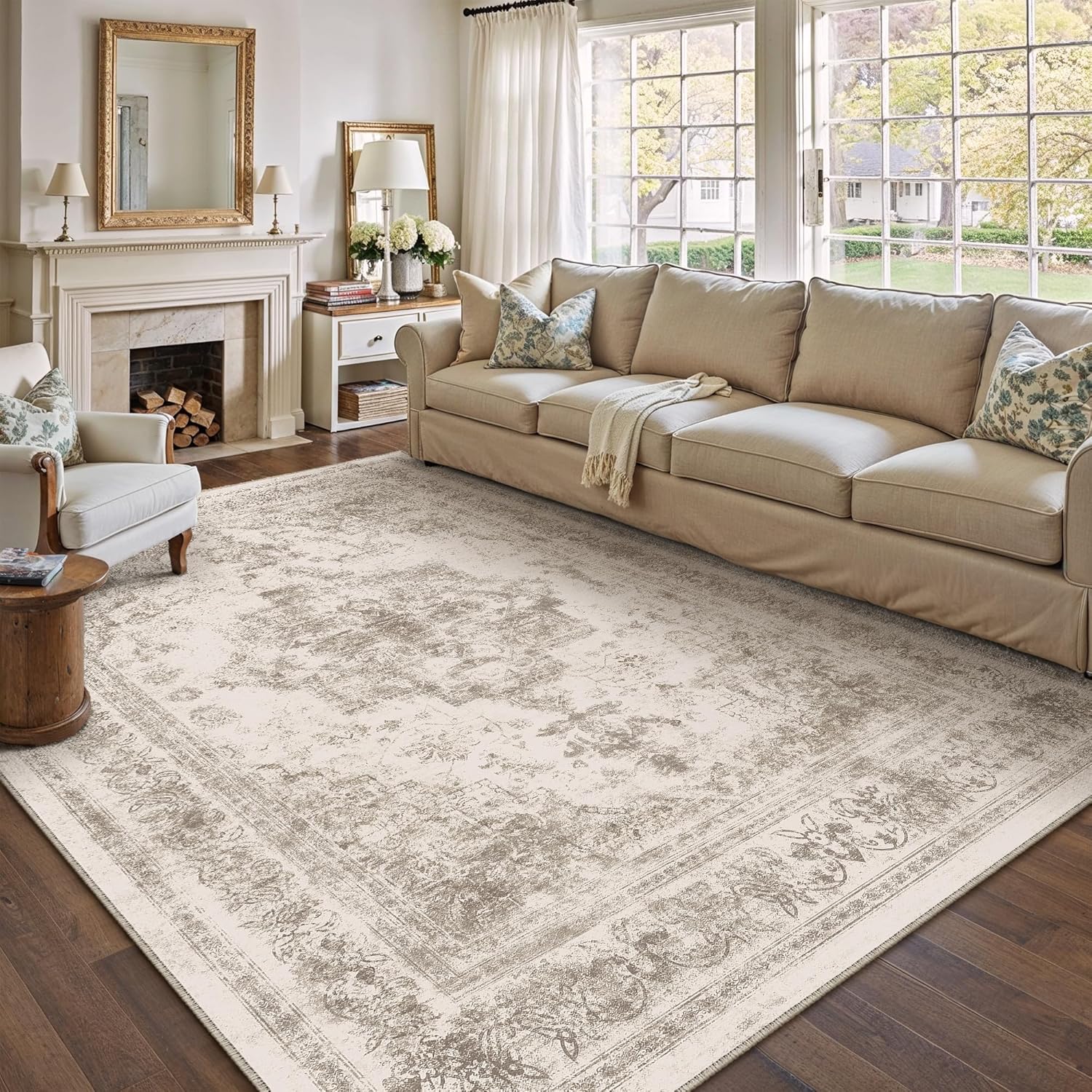 Detalle de HUGEAR Vintage Beige Rug 240x300cm