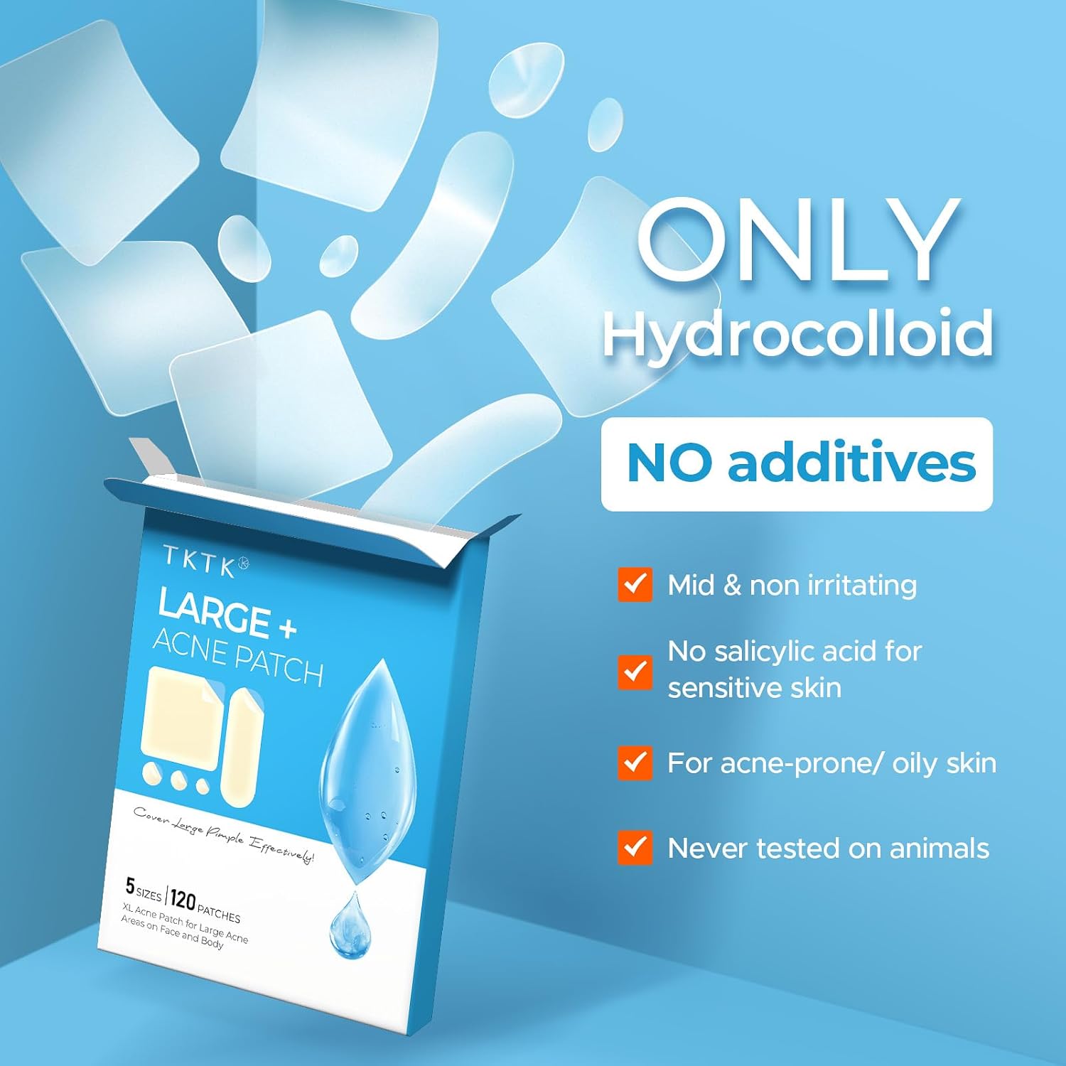 Thumbnail 5 de Hydrocolloid Bandages 45 x 45 mm 🩹