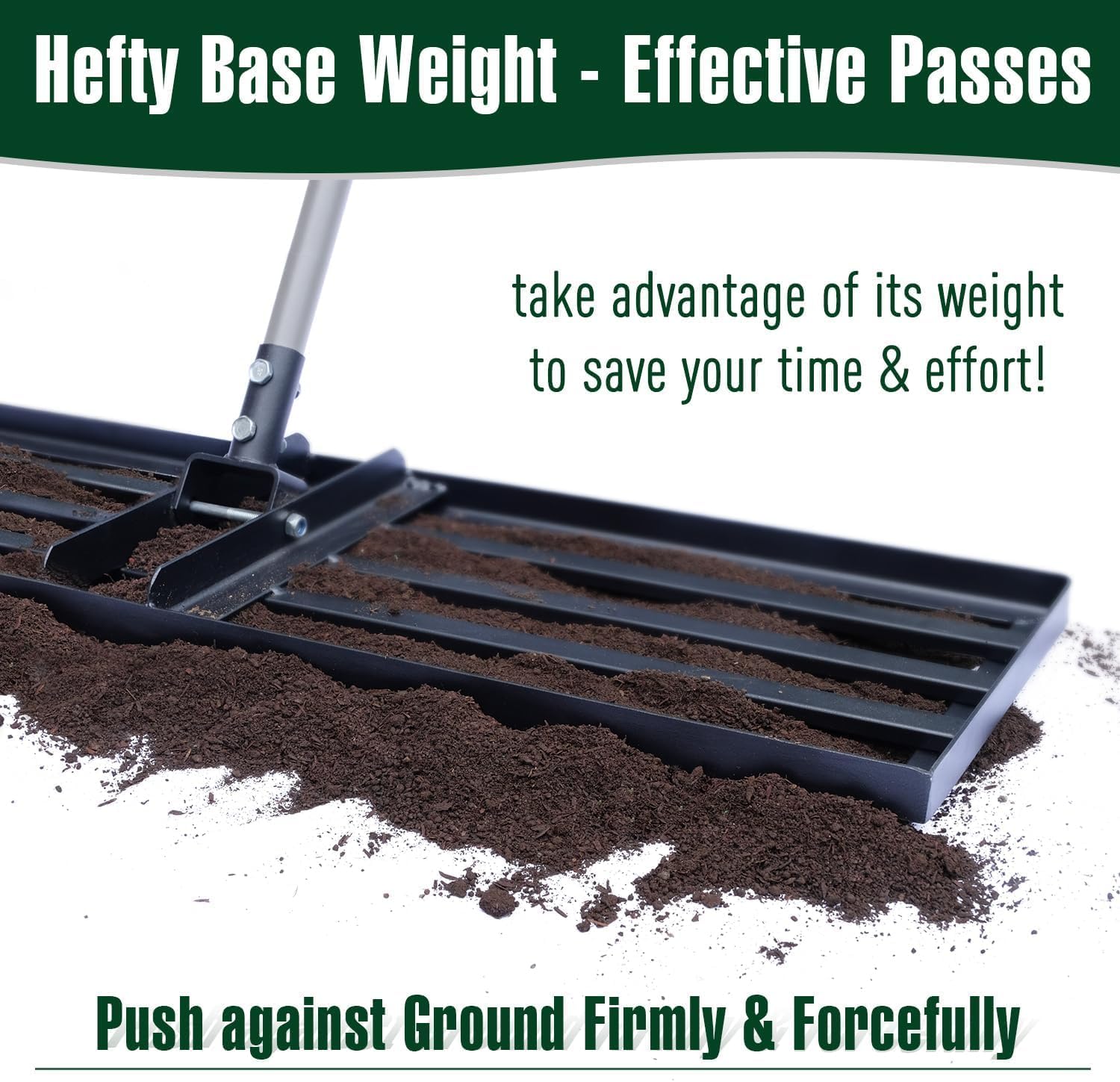Thumbnail 3 de Jardineer Lawn Levelling Rake 91cm 183cm Handle