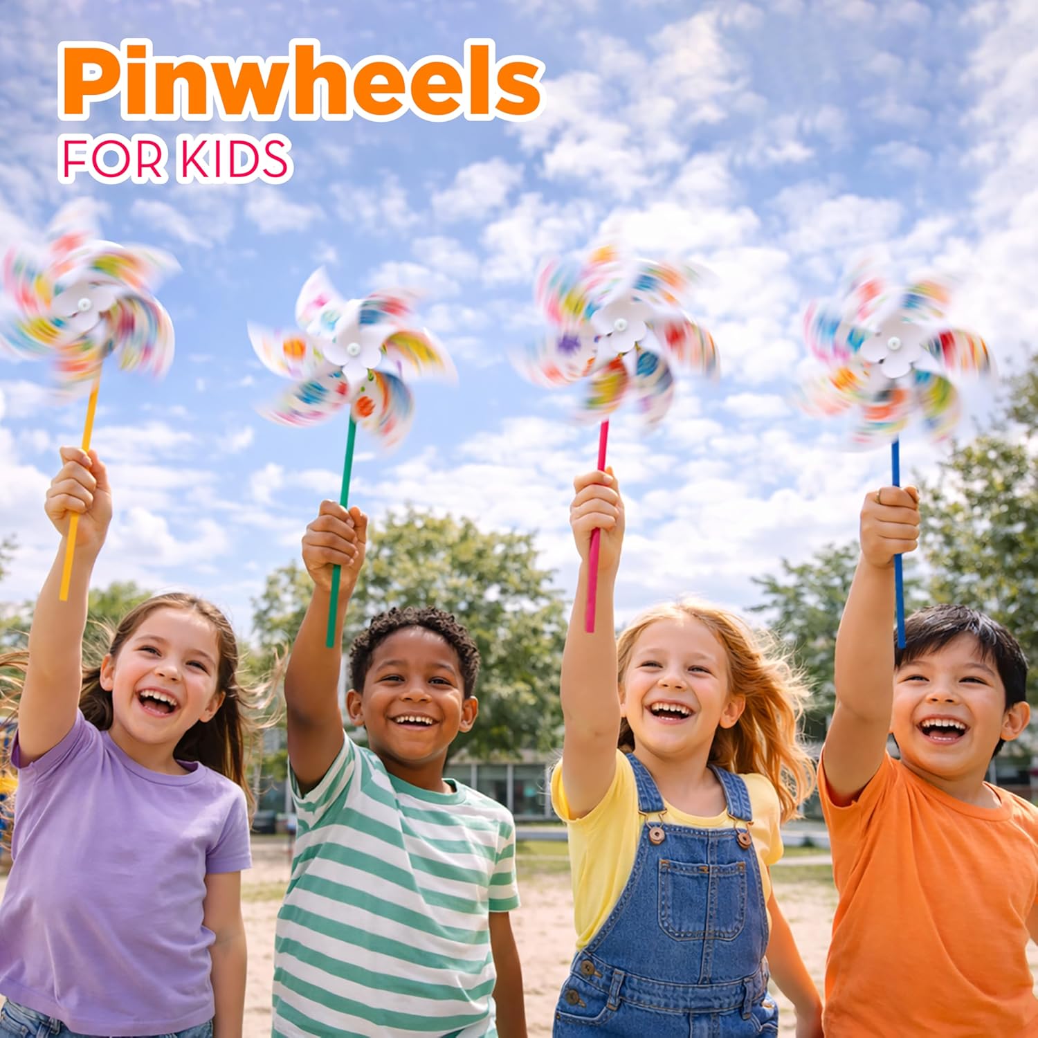 Detalle 2 de 4E's Novelty 24 DIY pinwheels craft kit