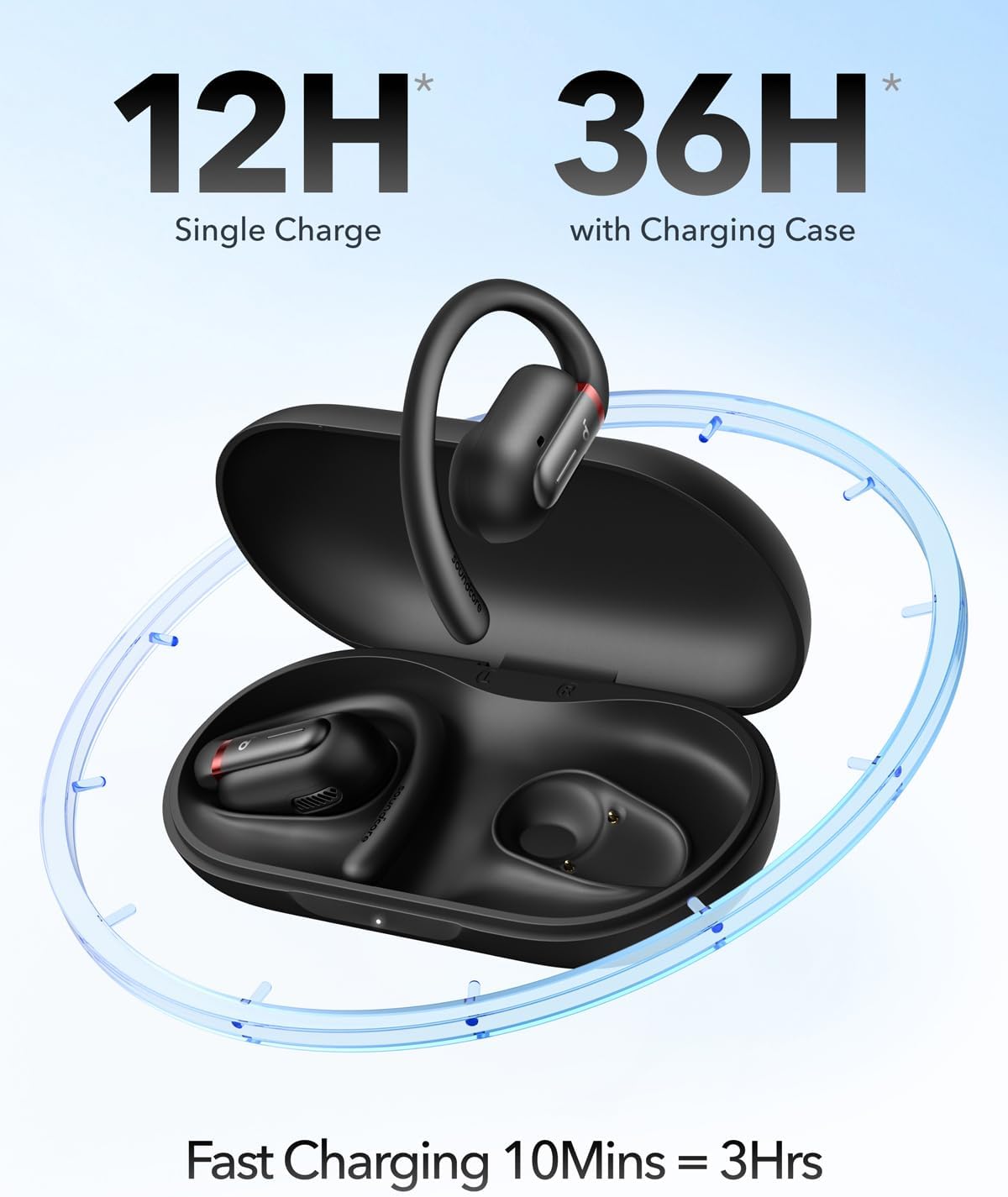 Thumbnail 5 de Soundcore by Anker V30i Open-Ear Headphones (V30i) — lightweight open-ear wireless earbuds with 36H playtime