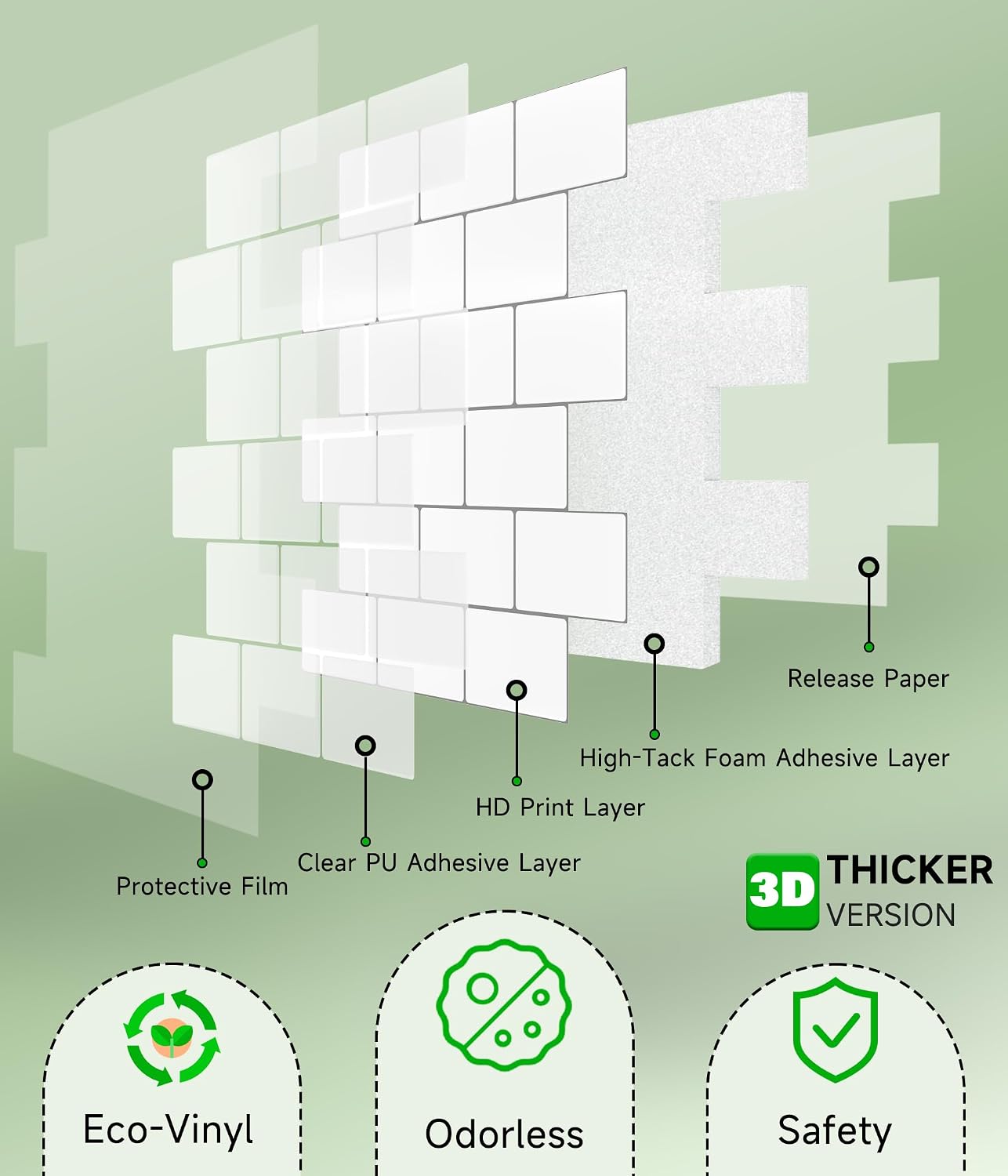 Thumbnail 4 de Yoillione Upgrade Peel and Stick Tiles 12x12