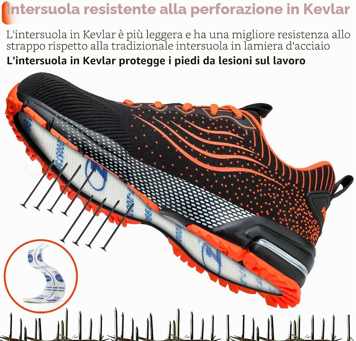 Thumbnail 3 de Scarpe Antinfortunistiche da Uomo/Donna Leggere con Punta in Acciaio – Comfort e Sicurezza sul Lavoro