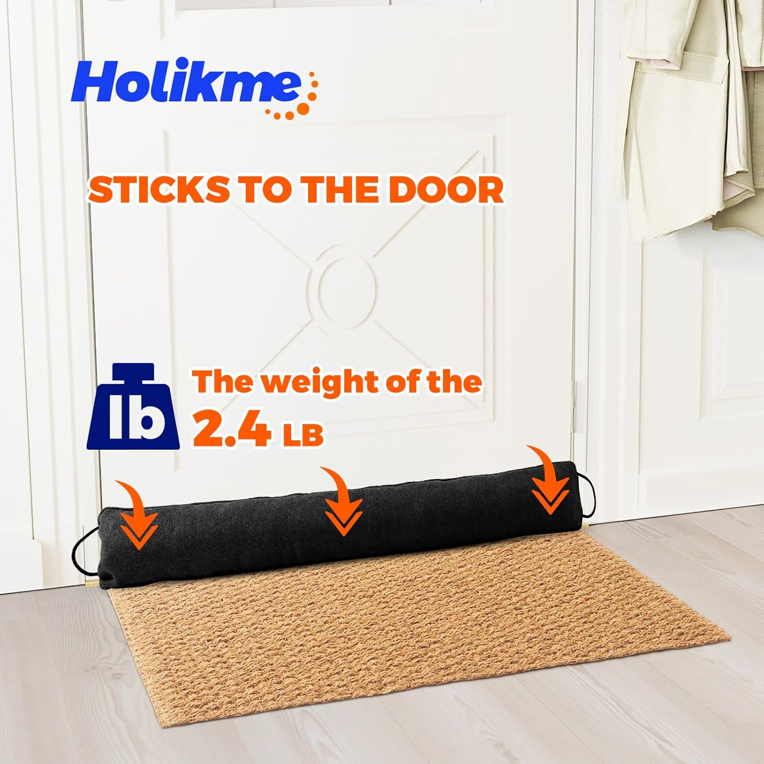 Detalle 2 de Holikme 36-inch Weighted Door Draft Stopper 🪟