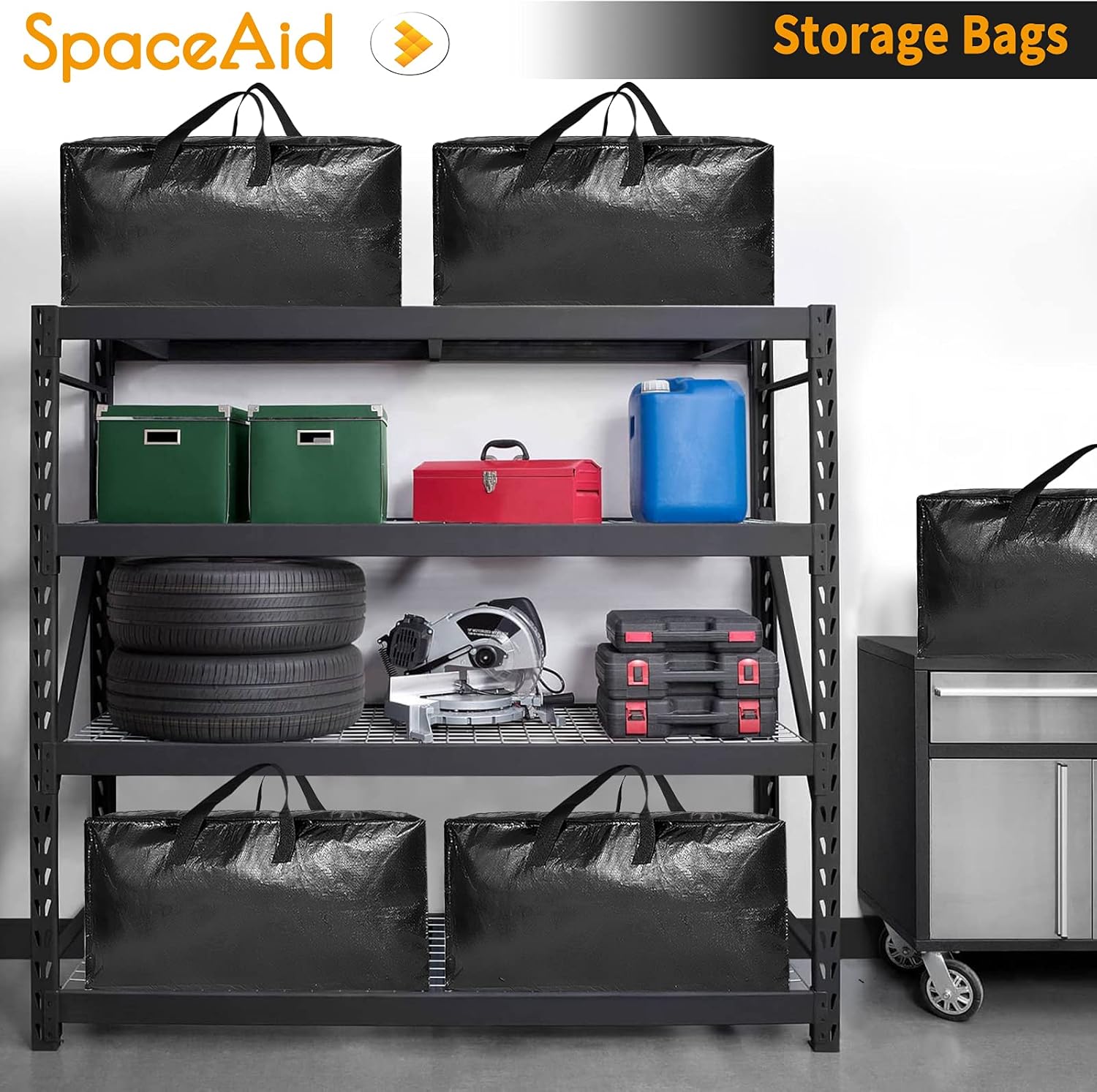 Detalle de SpaceAid Heavy Duty Moving Bags 86 L