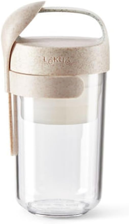 Detalle 2 de Lékué Jar To Go Organic 600 ml, Hermética y Práctica 🥙