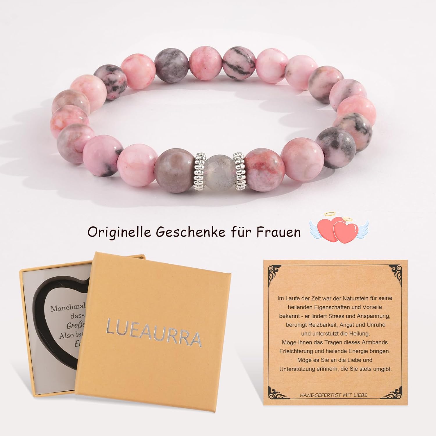 Thumbnail 1 de Lueaurra Armband aus Natursteinen – Geschenkidee