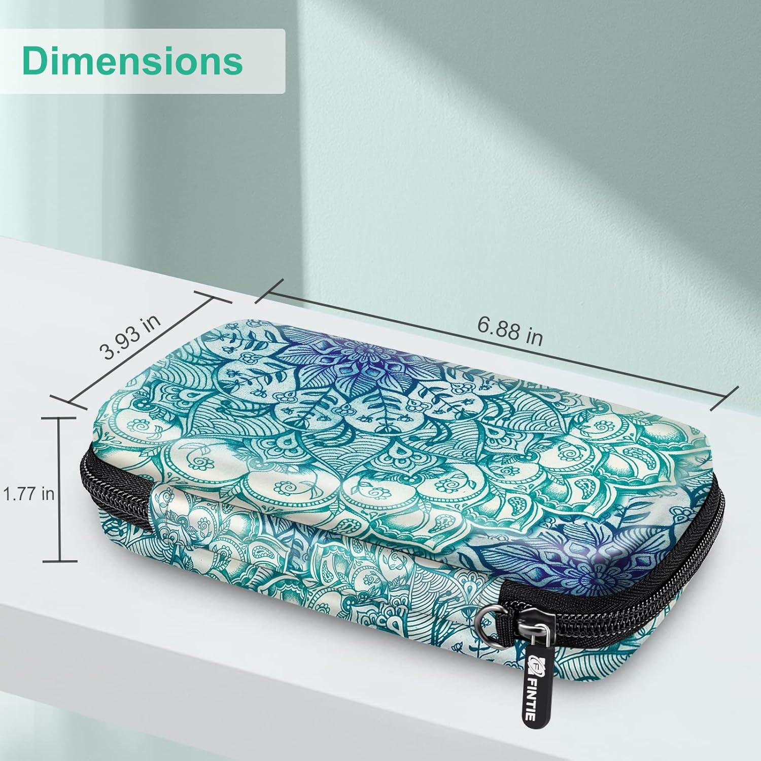 Thumbnail 5 de FINTIE Tasche für Kodak Fotodrucker – Hartschalen Tragetasche für Kodak Mini 2 / Step / HD / Smile / Printomatic (Smaragdblau)