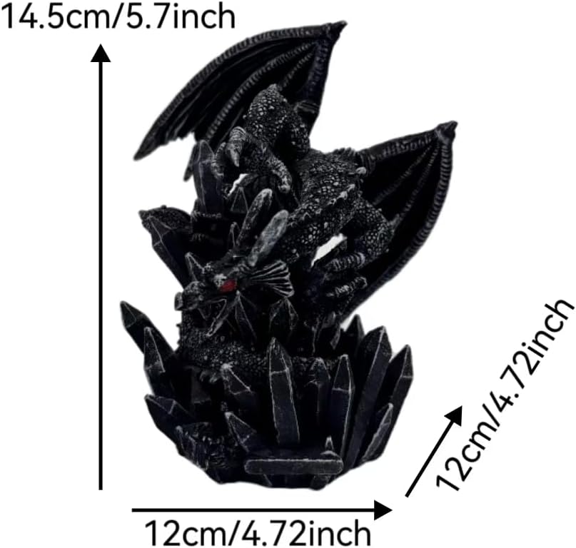 Detalle 1 de Yaoemei Dragon Figurine, Resin