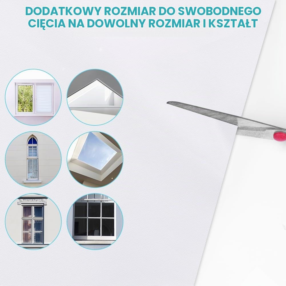 Thumbnail 6 de Ainiv 5059524 – przenośna roleta zaciemniająca 300 × 145 cm do przycięcia