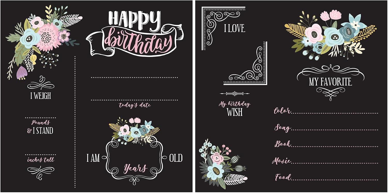 Thumbnail 4 de RoomMates RMK5455CB 12 in Birthday Chalkboard