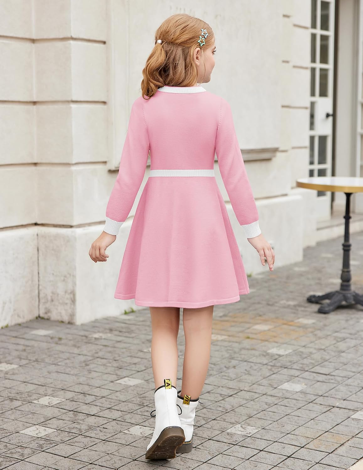 Thumbnail 5 de Robe tricot fille hiver 6-14 ans
