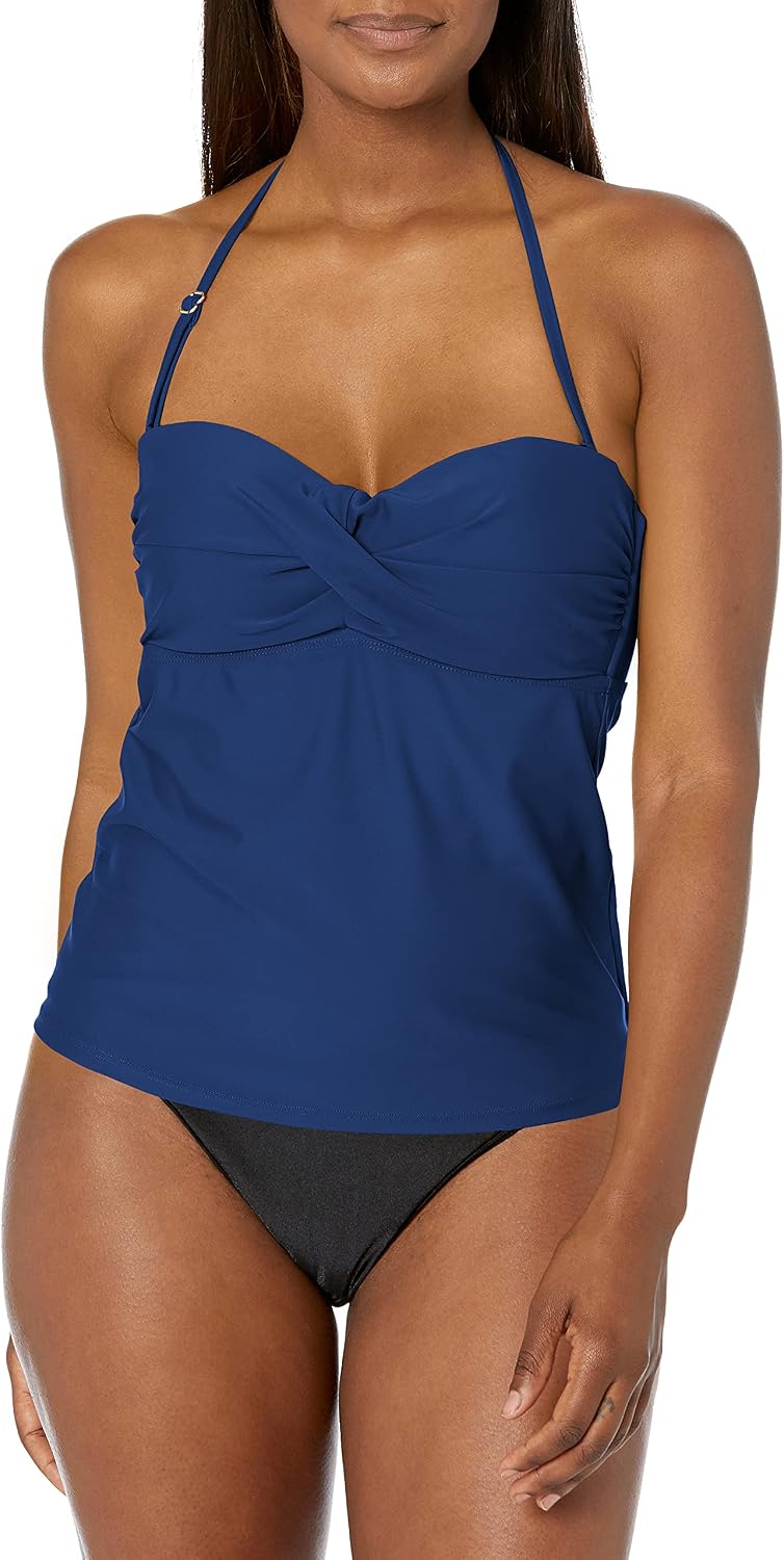 Detalle 2 de Catalina Maillot de Bain Tankini Bandeau Torsadé sur le Devant – Haut Femme