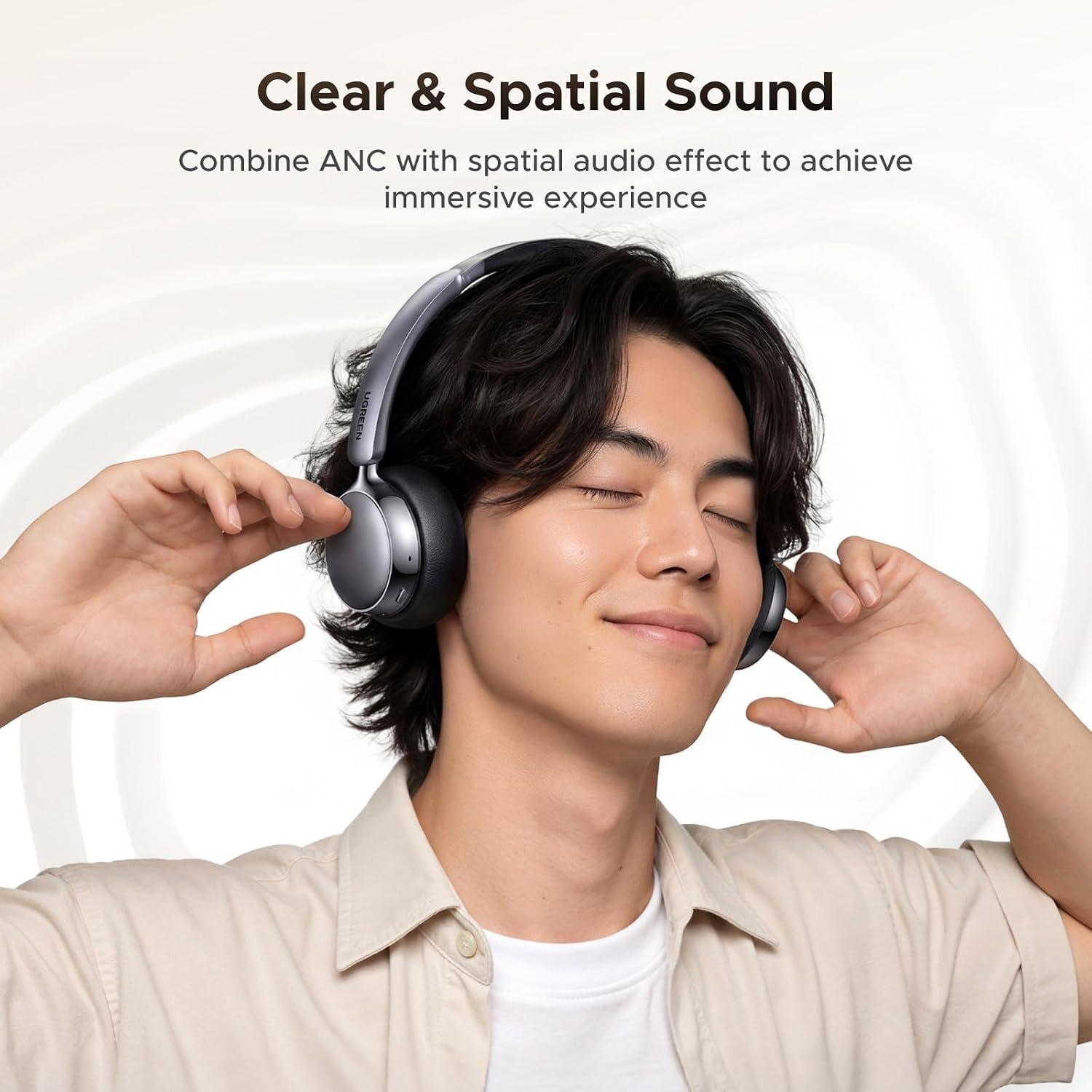 Detalle 2 de UGREEN Studio Plus Wireless Headphone 80H