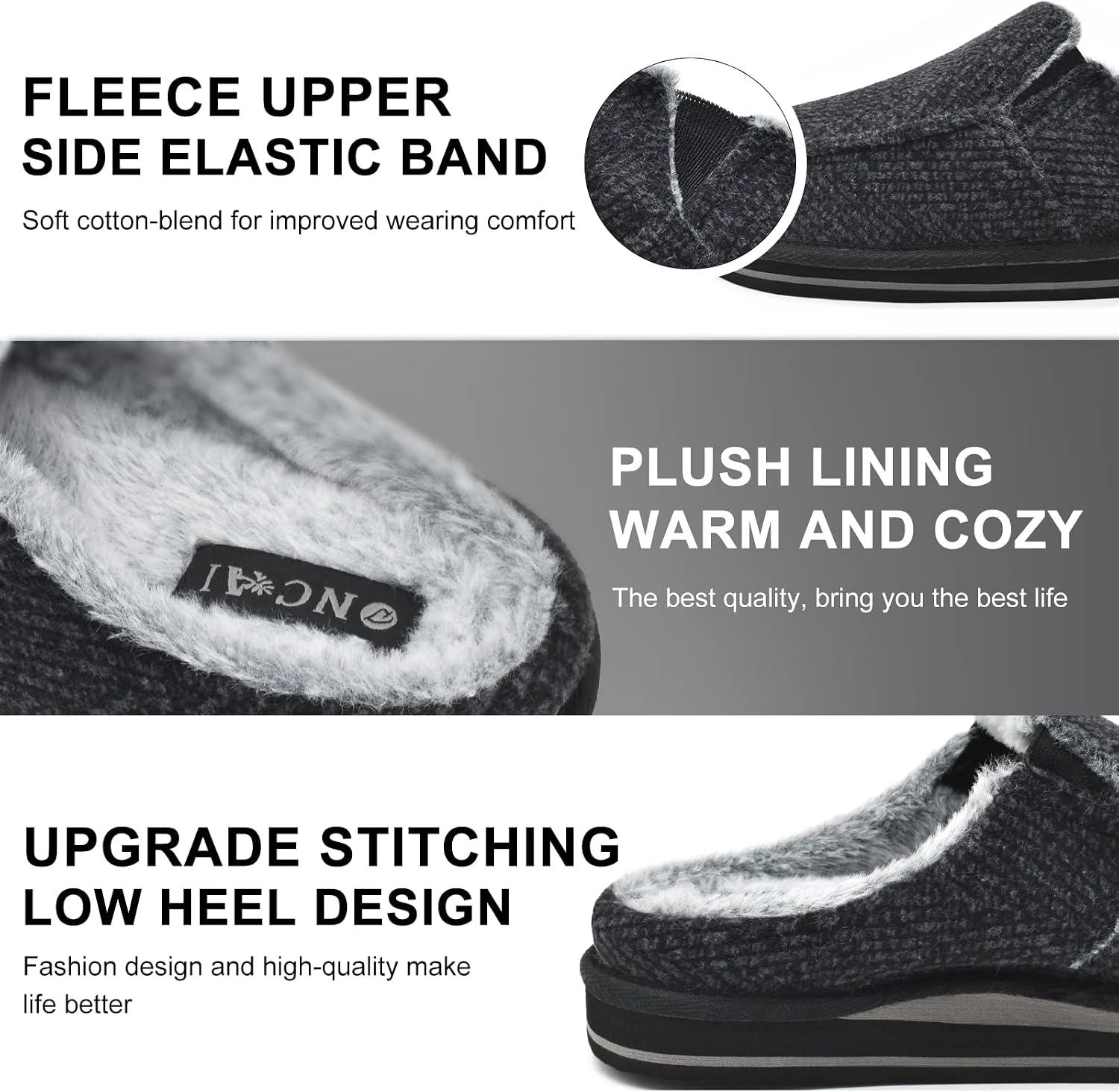 Thumbnail 2 de ONCAI Mens Clog Slippers with Arch Support