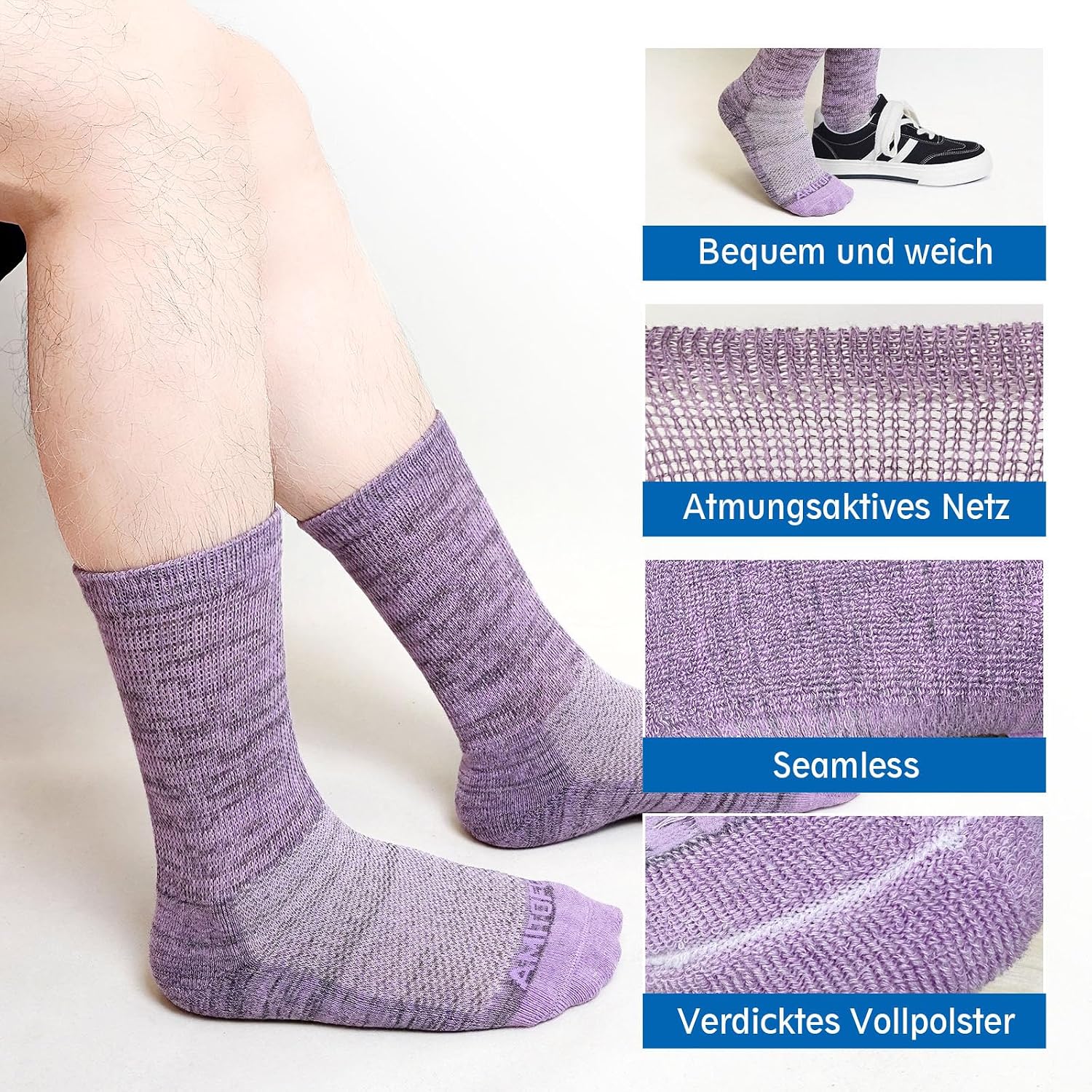 Thumbnail 4 de LOFIR Diabetiker Socken Herren 39–46