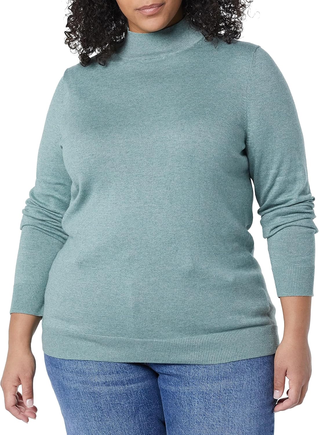 Thumbnail 2 de Amazon Essentials Damen leichter Pullover mit Stehkragen (in Übergröße erhältlich)