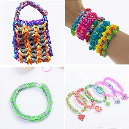 Detalle de JcoGel Juego de 2500 cintas de loom, 32 colores - Gomas para hacer pulseras