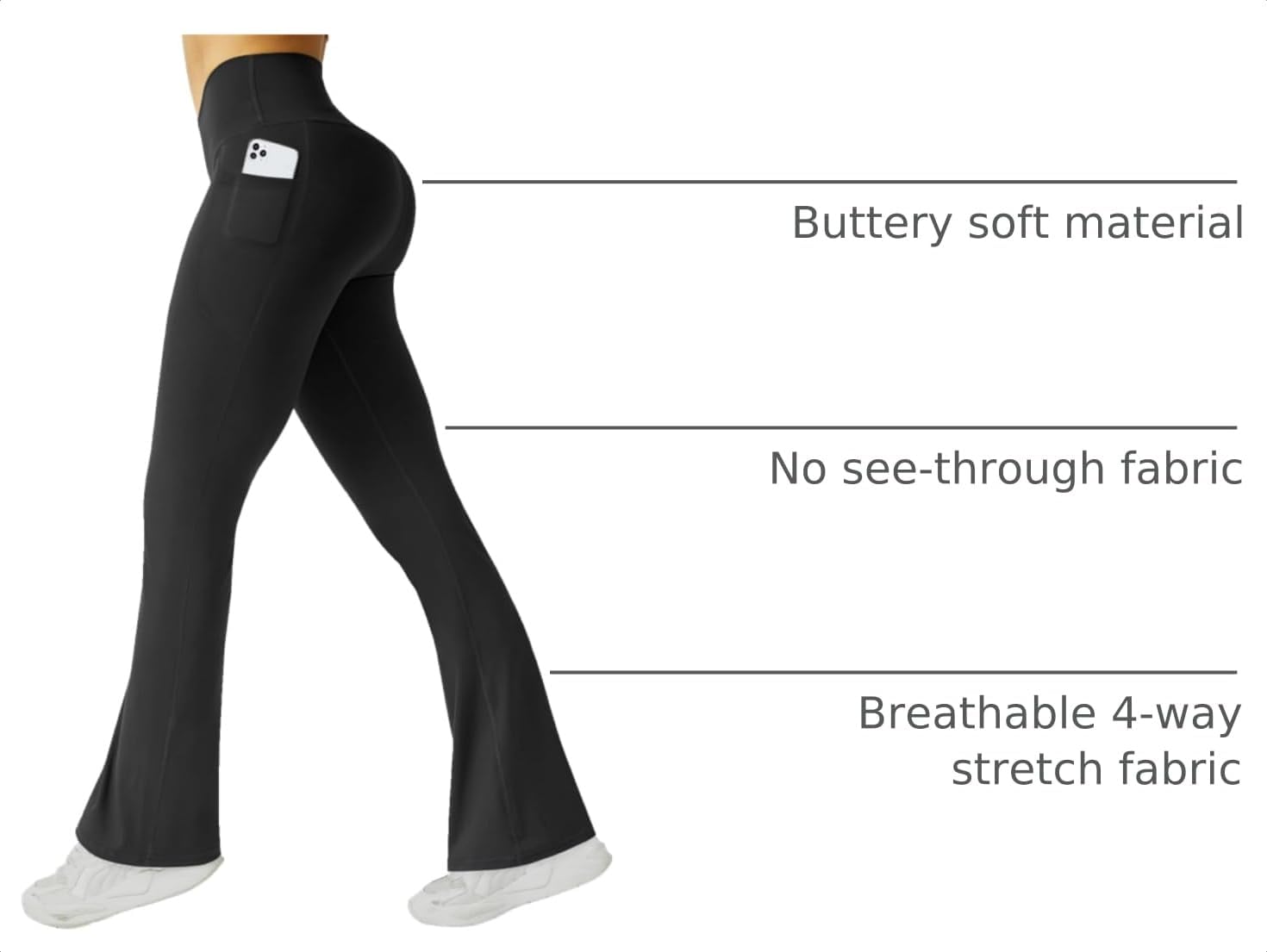 Detalle 2 de FireSwan Flare Yoga Pants with Pockets