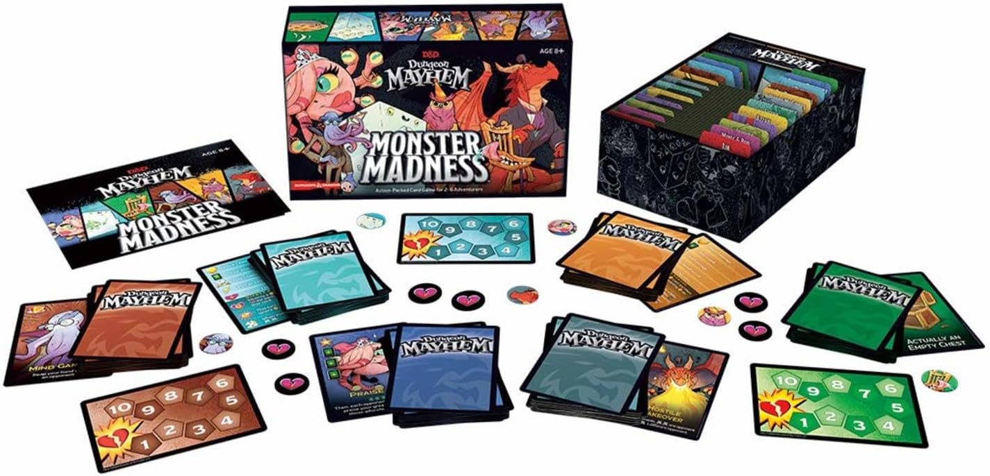 Thumbnail 3 de Dungeons & Dragons C7888000 Dungeon Mayhem: Monster Madness – gra karciana, 6 talii