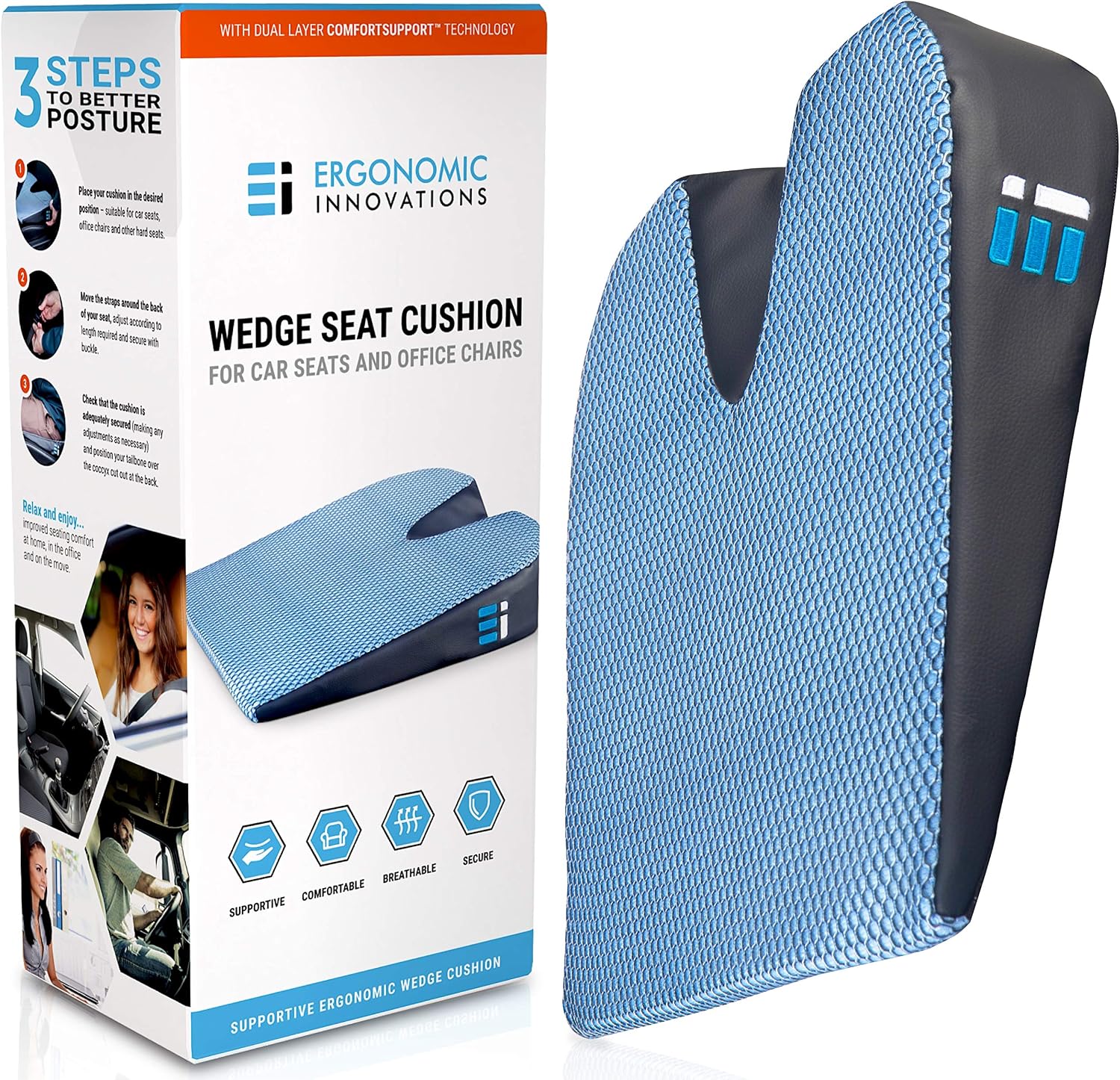Detalle de Memory Foam Car Seat Cushion