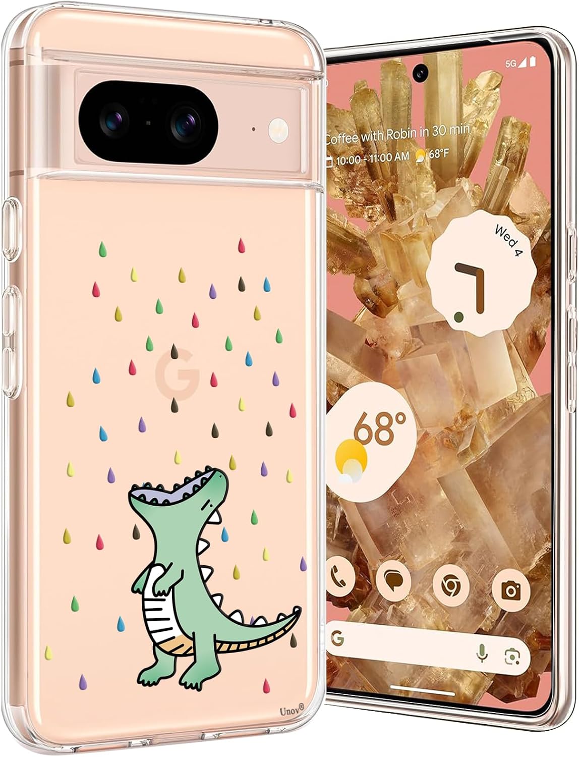 Detalle de Unov Hülle für Pixel 8 Schutzhülle klar