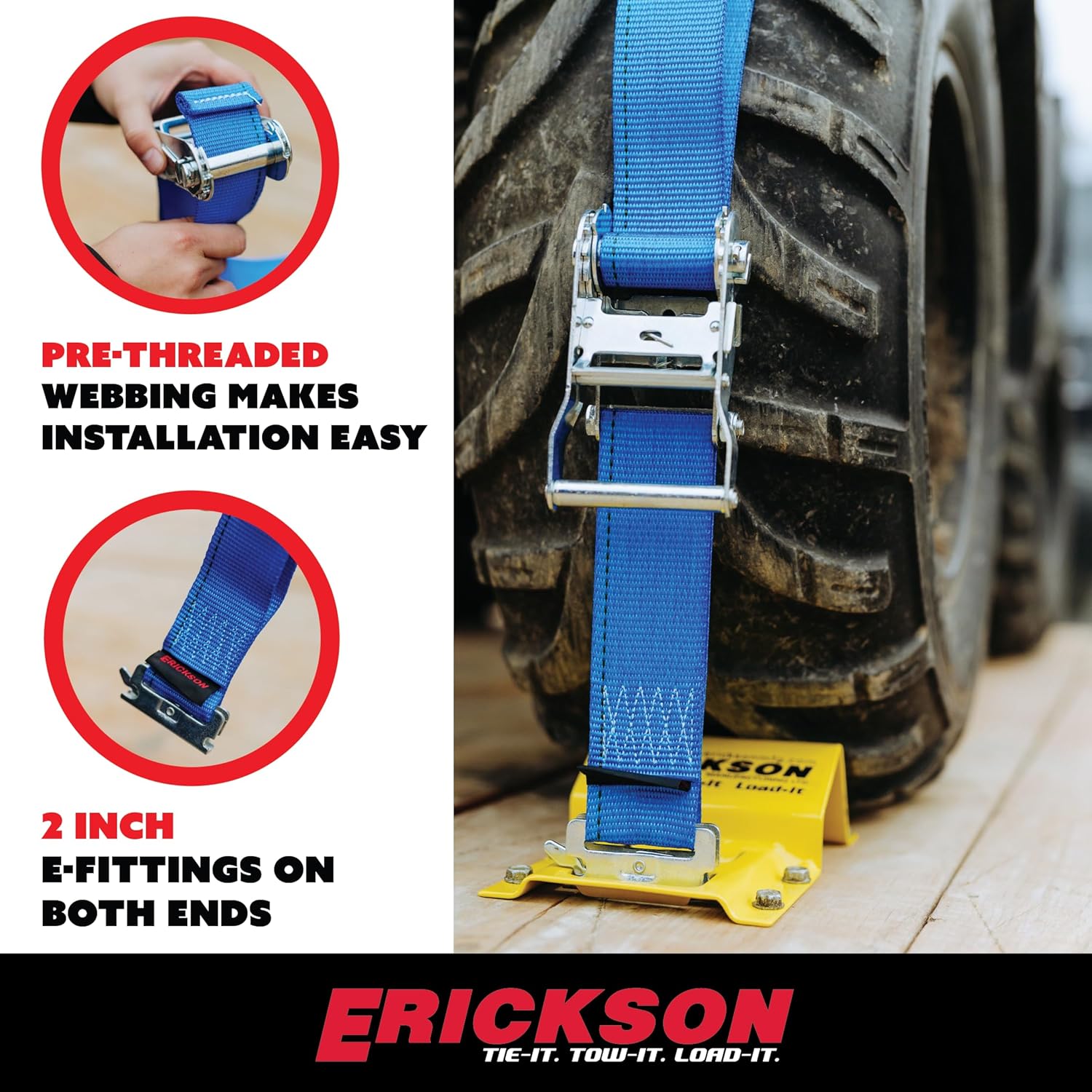 Thumbnail 5 de Erickson 09160 Wheel Chock Tie-Down Kit for ATV and off-road vehicles