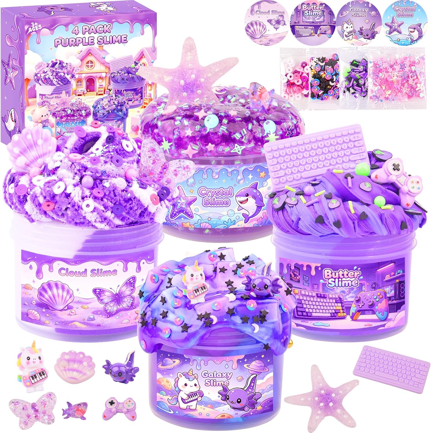 Detalle de Purple Slime Kit 4-Pack