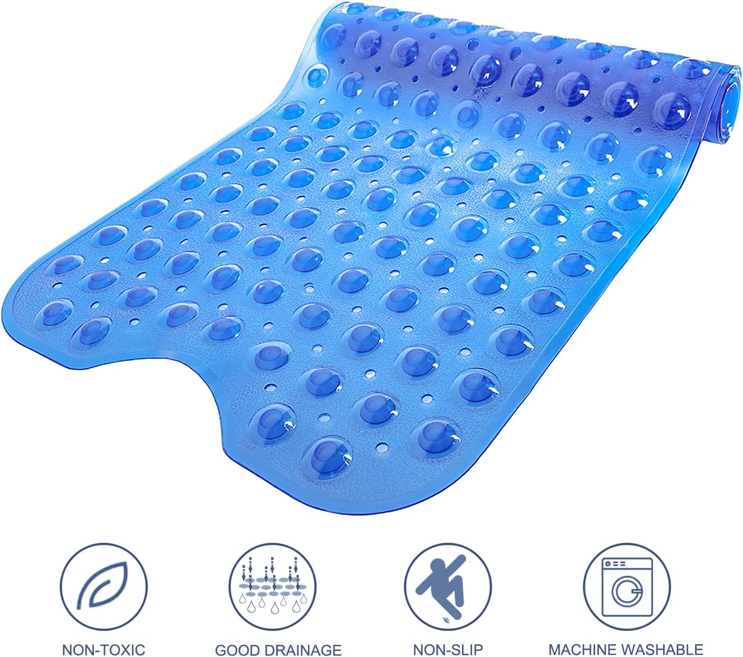 Detalle 1 de TEESHLY Bathtub Mat 39 x 16 Inch