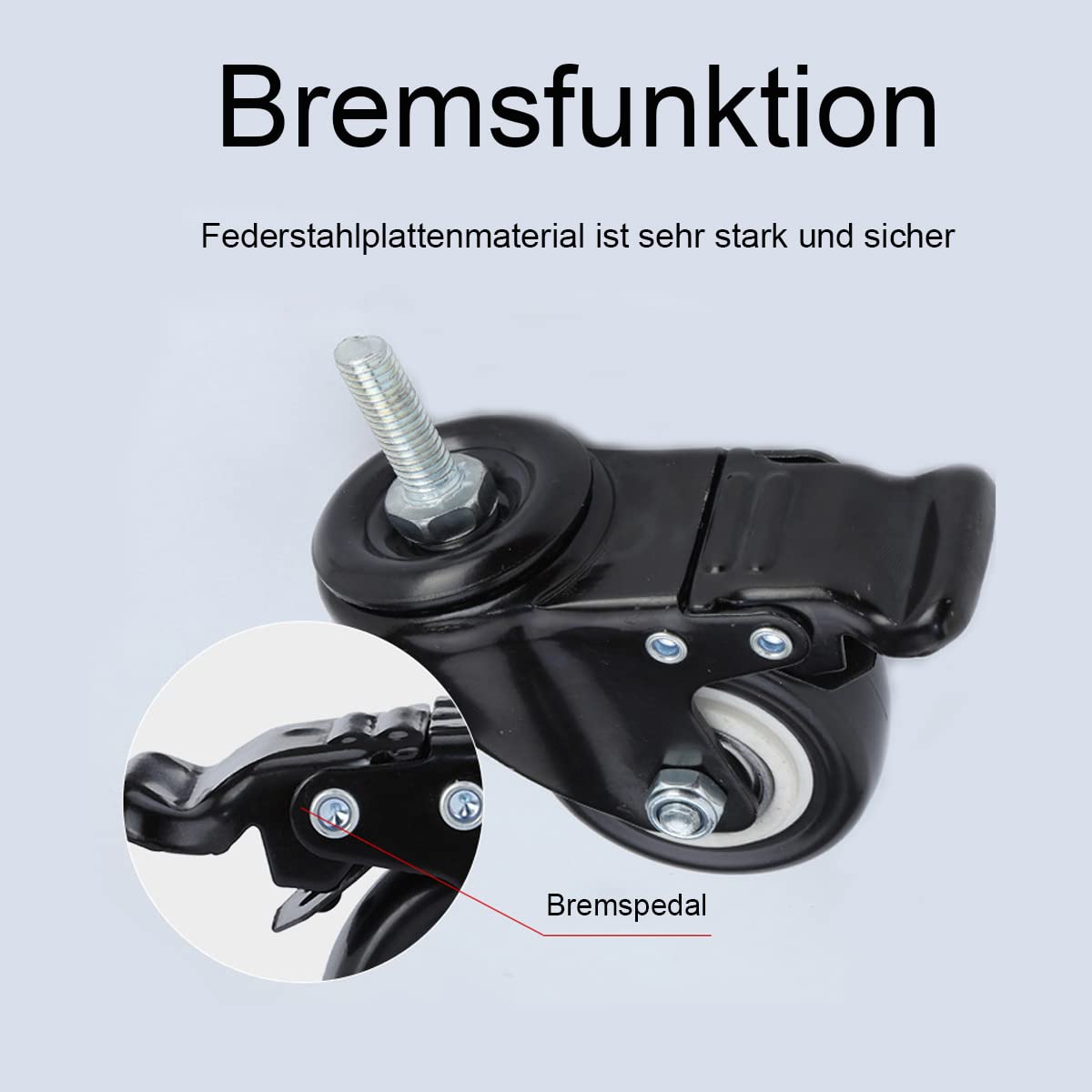 Thumbnail 6 de Lenkrollen für Möbel 40 mm Schwerlast 150 kg