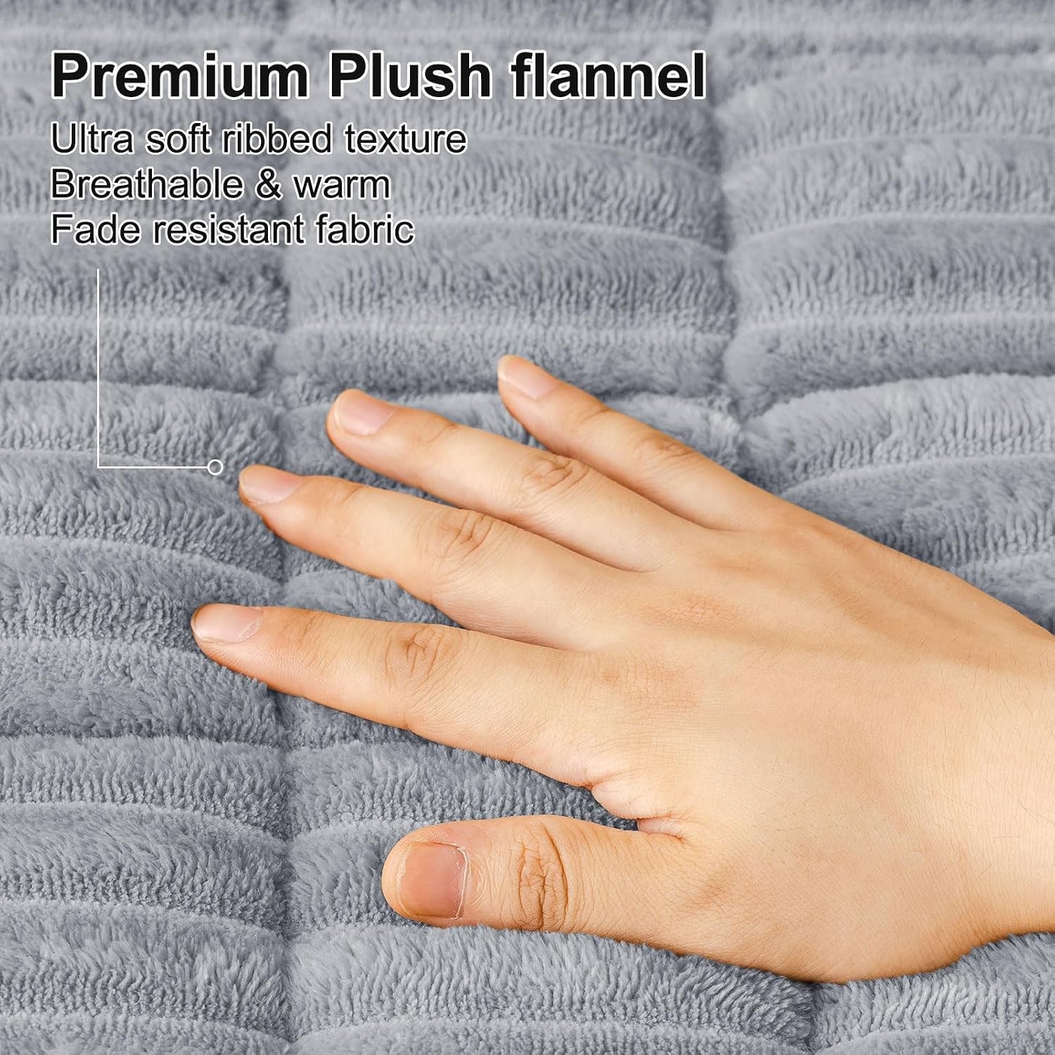 Detalle 1 de Smiry FLRCWDZ02 Couch Cover for Dogs, 27.6" Square, Gray Polyester